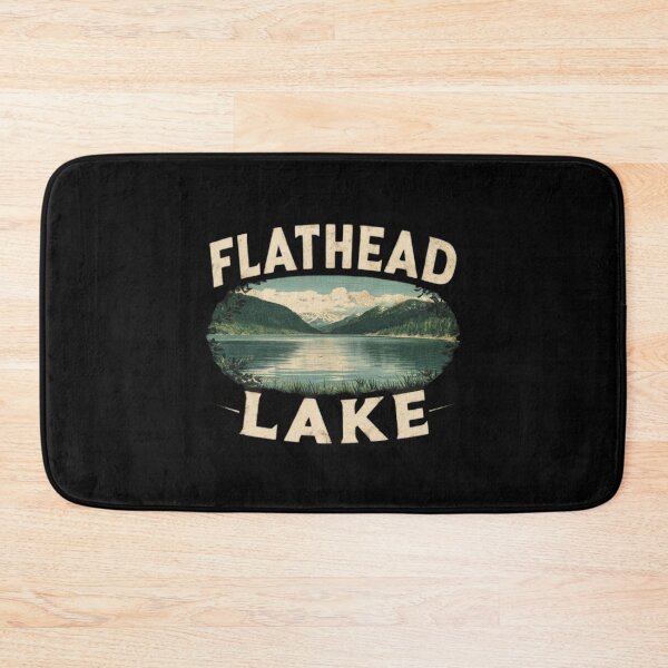 Item preview, Vintage Flathead Lake  - Montana designed and sold by GroovyDino.