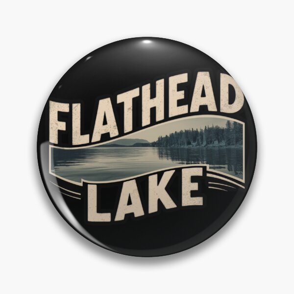Item preview, Vintage Flathead Lake  - Montana designed and sold by GroovyDino.