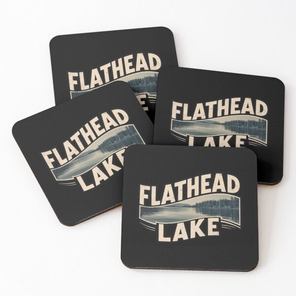 Item preview, Vintage Flathead Lake  - Montana designed and sold by GroovyDino.