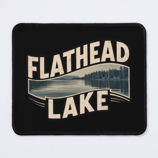 Item preview, Vintage Flathead Lake  - Montana designed and sold by GroovyDino.