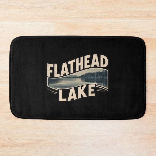 Item preview, Vintage Flathead Lake  - Montana designed and sold by GroovyDino.