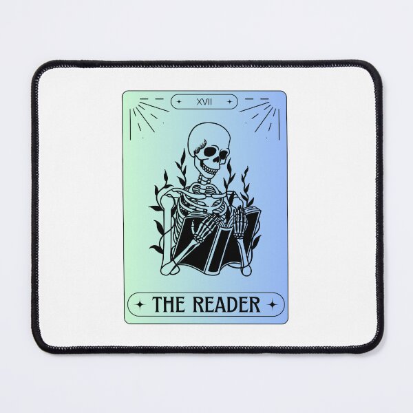 Item preview, The Reader Skeleton Tarot Card designed and sold by earthtokarly.