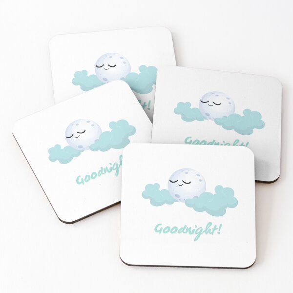 Item preview, "Goodnight" Sleepy Moon T-Shirt designed and sold by ChitraWoman.