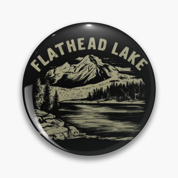 Item preview, Vintage Flathead Lake  - Montana designed and sold by GroovyDino.
