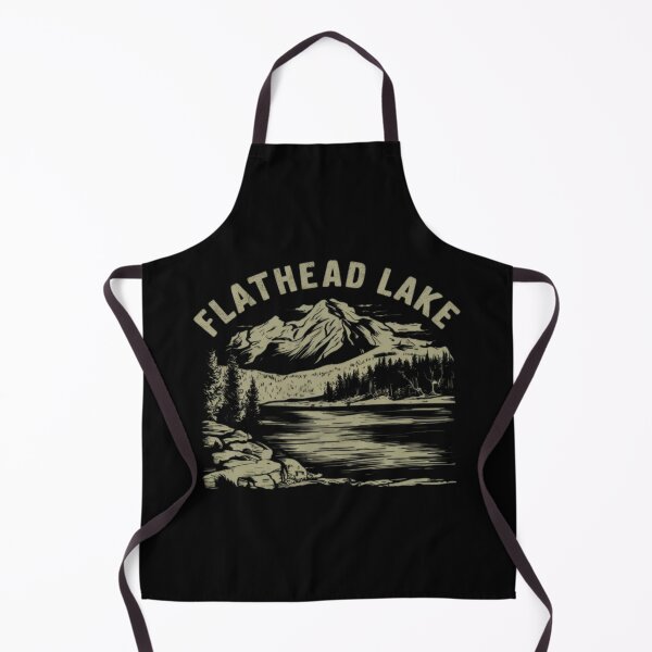 Item preview, Vintage Flathead Lake - Montana designed and sold by GroovyDino.