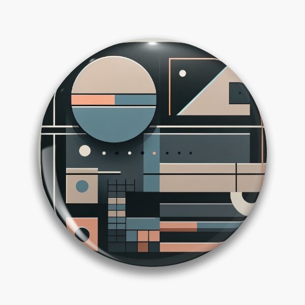 Item preview, Abstract futuristic design with geometric shapes designed and sold by SunkenCost.