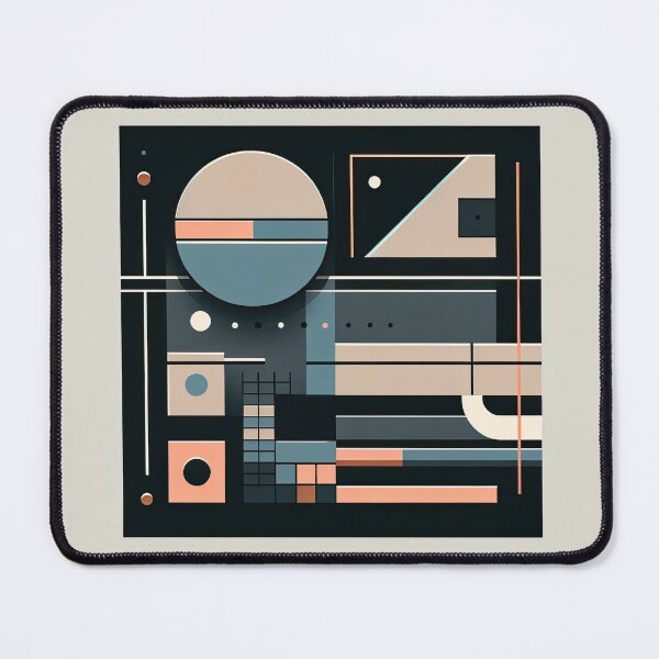 Item preview, Abstract futuristic design with geometric shapes designed and sold by SunkenCost.
