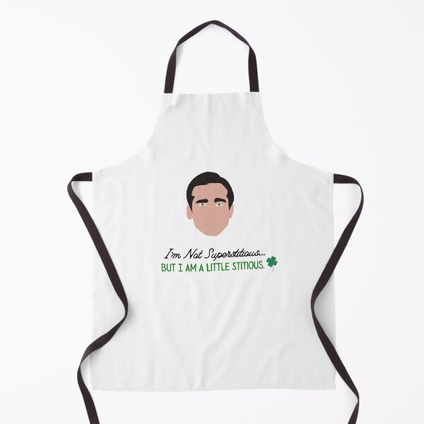 Item preview, Michael Scott - "I am not superstitious, but I am a little stitious" - The Office (US)  designed and sold by ach-prints.