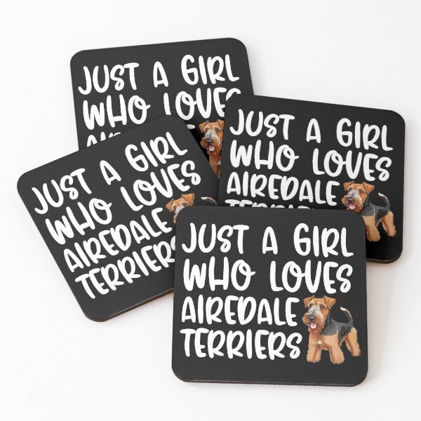 Item preview, Just A Girl Who Loves Airedale Terriers designed and sold by TheAnimalZ00.