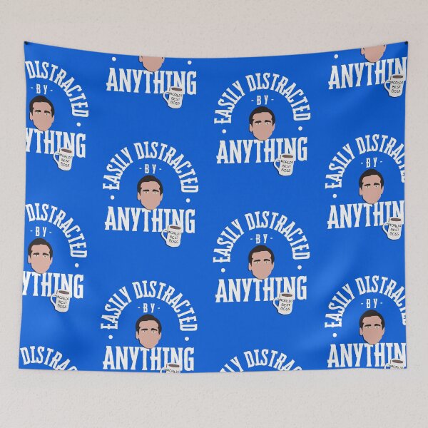 Item preview, Michael Scott - "Easily Distracted by Anything" - The Office (US)  designed and sold by ach-prints.