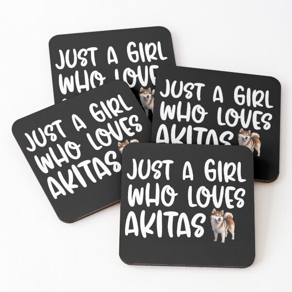 Item preview, Just A Girl Who Loves Akitas designed and sold by TheAnimalZ00.