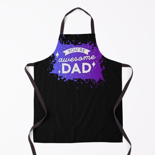 Item preview, Awesome Dad  quote with a blue splash  designed and sold by WuweiDG.