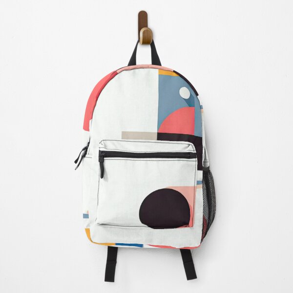 Item preview, minimal abstract geometric art with bright colors designed and sold by SunkenCost.
