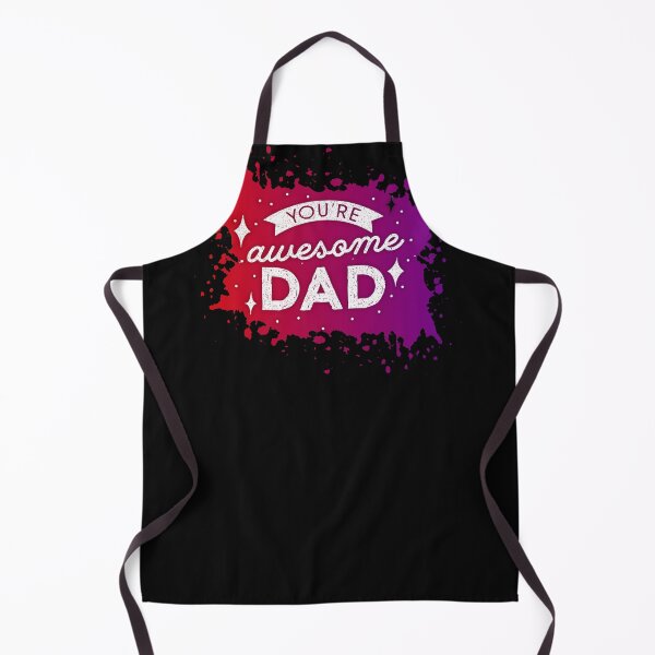 Item preview, Awesome Dad quote in red splash designed and sold by WuweiDG.