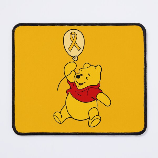 Item preview, Yellow Bear Hanging onto an Awareness Ribbon Balloon (Yellow) designed and sold by CaitlynConnor.
