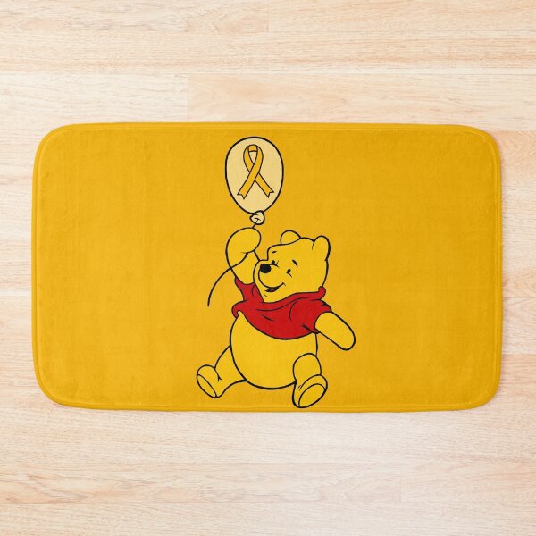 Item preview, Yellow Bear Hanging onto an Awareness Ribbon Balloon (Yellow) designed and sold by CaitlynConnor.