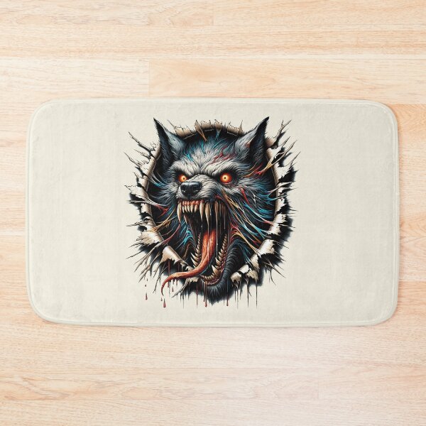 Item preview, Snarling Zombie Wolf designed and sold by bunnyboiler.
