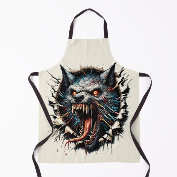 Item preview, Snarling Zombie Wolf designed and sold by bunnyboiler.