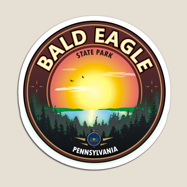 Item preview, Bald Eagle State Park nature landscape designed and sold by studioss76.