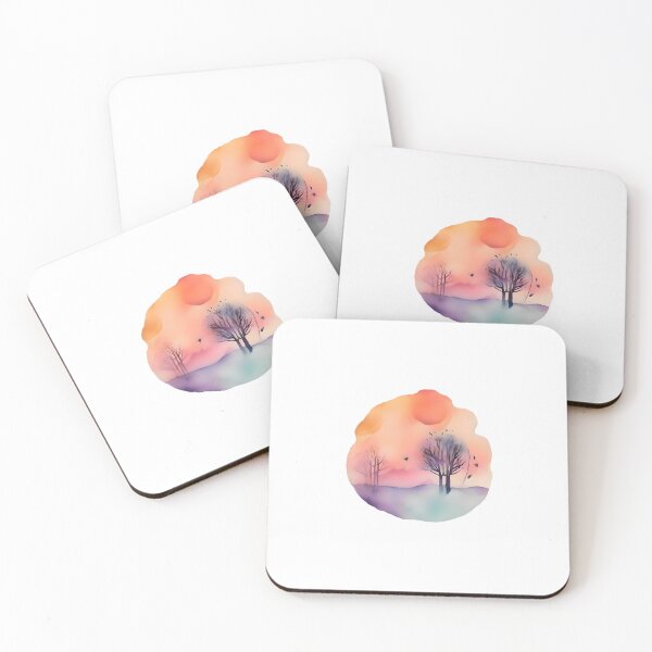 Item preview, Serene Sunset Silhouettes designed and sold by SavvyJuanDesign.