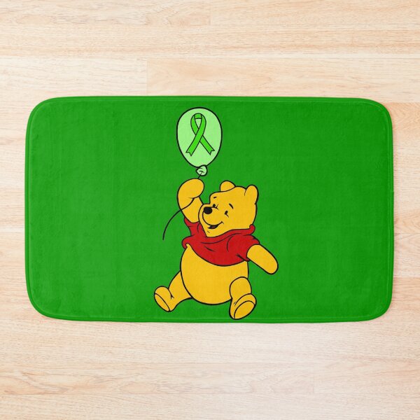 Item preview,  Yellow Bear Hanging onto an Awareness Ribbon Balloon (Green) designed and sold by CaitlynConnor.
