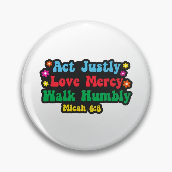 Item preview, Micah 6:8 Retro Bible Verse designed and sold by chantahlia.