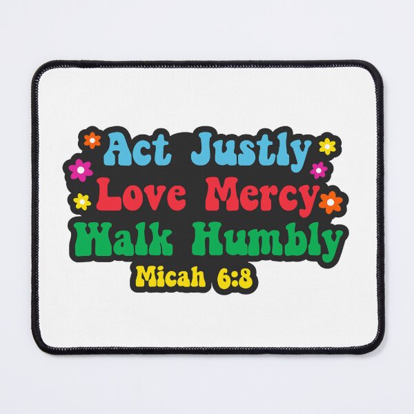Item preview, Micah 6:8 Retro Bible Verse designed and sold by chantahlia.