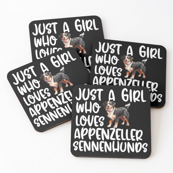 Item preview, Just A Girl Who Loves Appenzeller Sennenhunds designed and sold by TheAnimalZ00.
