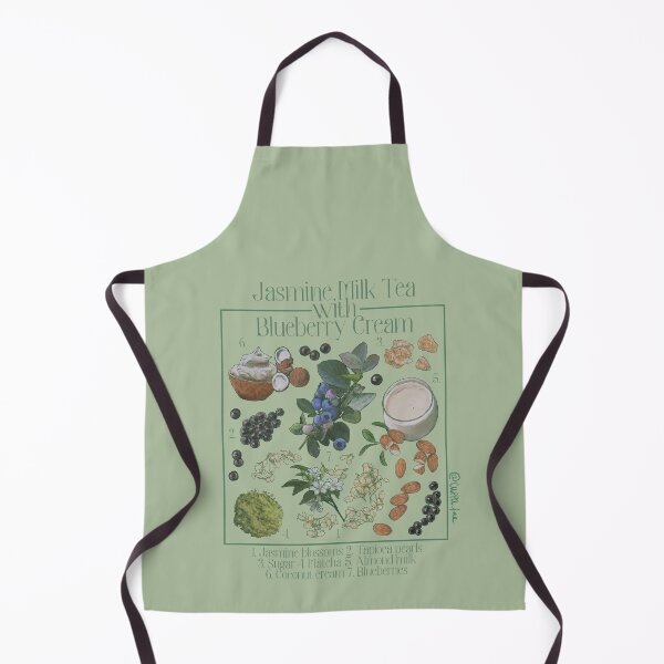 Item preview, Jasmine Milk Tea with Blueberry Cream designed and sold by cuppafae.