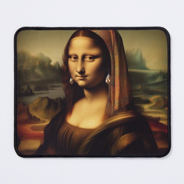 Item preview, Mona Lisa | Veiled Elegance in Mystic Landscape designed and sold by DJ-Portable.