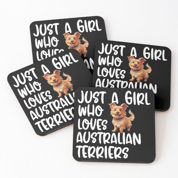 Aperçu de l'œuvre Juste une fille qui aime les terriers australiens créée et vendue par TheAnimalZ00.