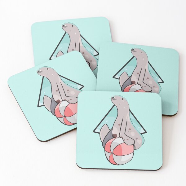 Item preview, Harp Seal on top a ball sticker! designed and sold by Soratern.