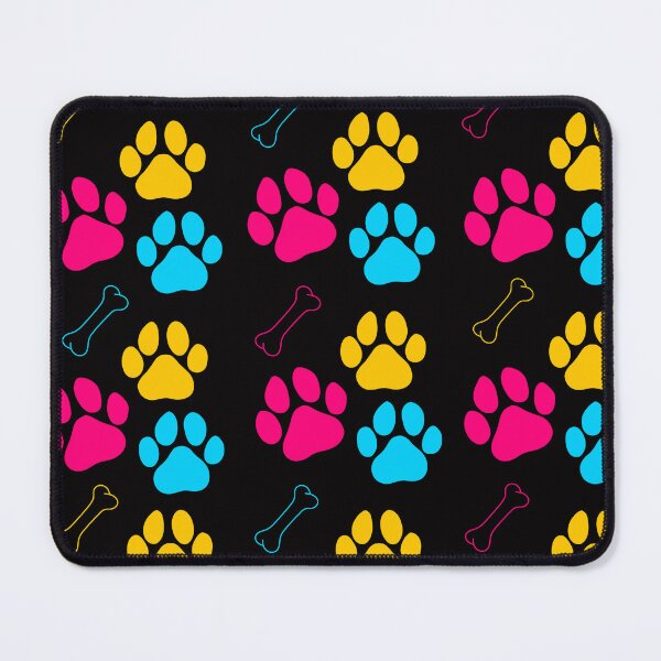 Item preview, Colorful Dog Paw Print And Accessories. designed and sold by GodsTea.