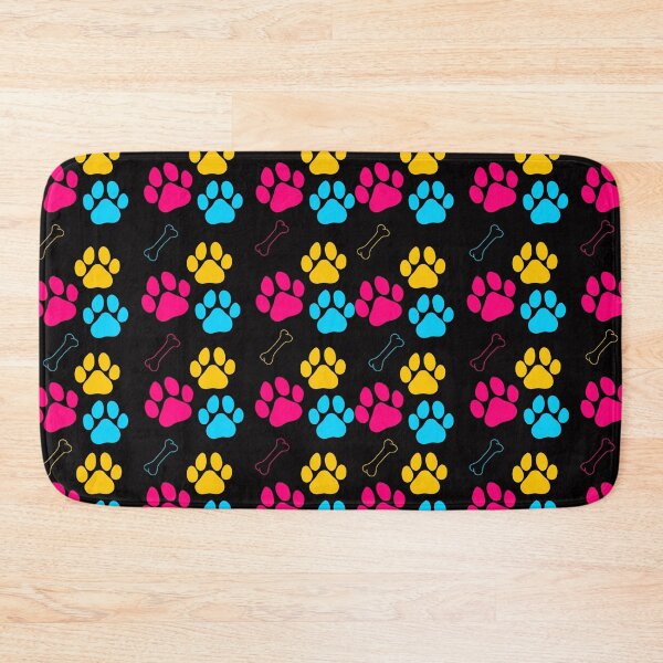 Item preview, Colorful Dog Paw Print And Accessories. designed and sold by GodsTea.