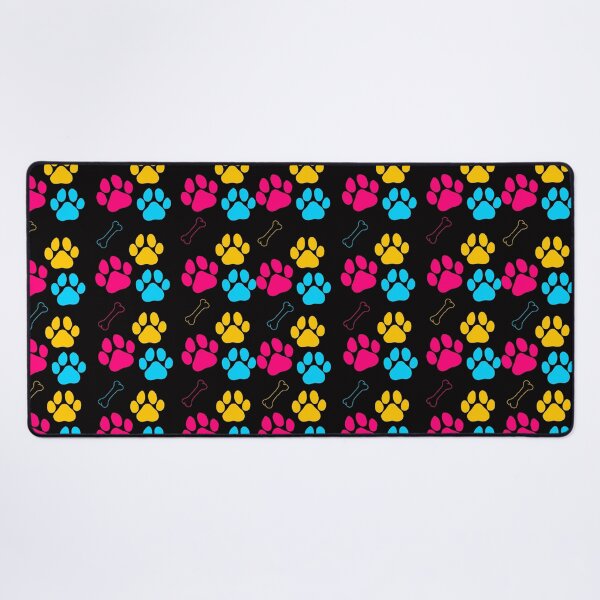 Item preview, Colorful Dog Paw Print And Accessories. designed and sold by GodsTea.