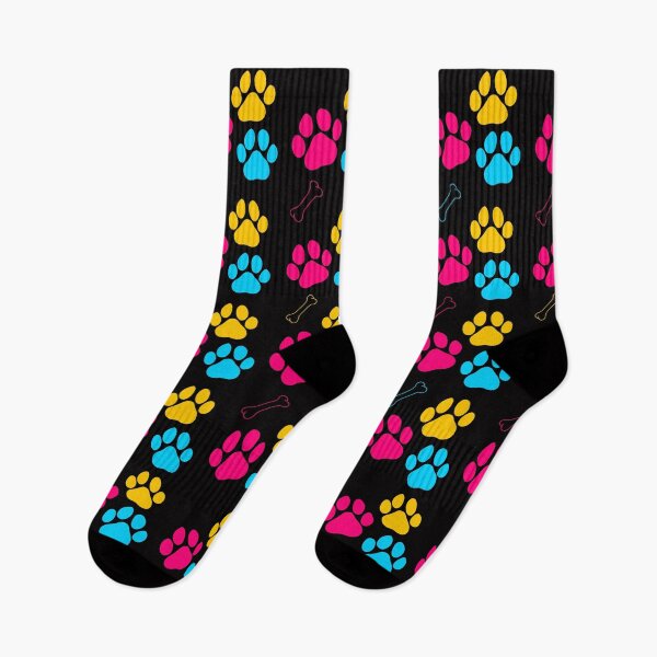 Item preview, Colorful Dog Paw Print And Accessories. designed and sold by GodsTea.