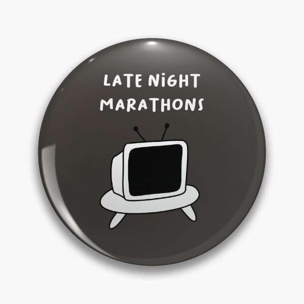 Item preview, Late night marathons | Cute TV Illustration designed and sold by RM-Journey.