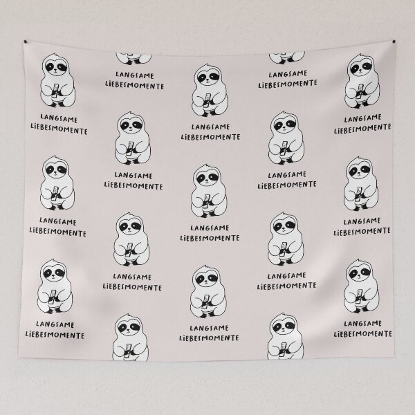Item preview, Langsame Liebesmomente | Cute Sloth Illustration designed and sold by RM-Journey.