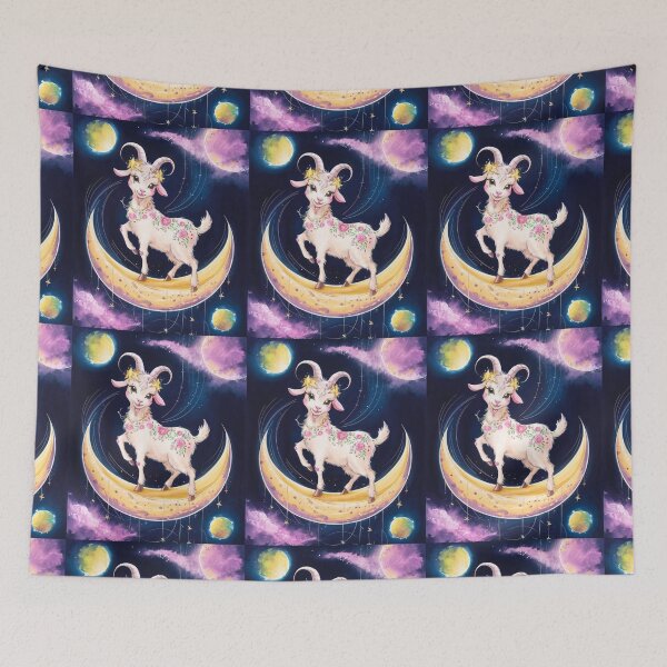 Artikelvorschau, Steinbock-Astrologie. Mond im Steinbock, Sternzeichen, Steinbock-Symbol entworfen und verkauft von ZodiacWonders.