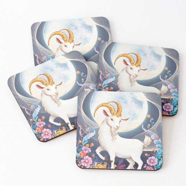 Item preview, Capricorn Astrology. Moon in Capricorn, Zodiac sign, Capricorn symbol designed and sold by ZodiacWonders.