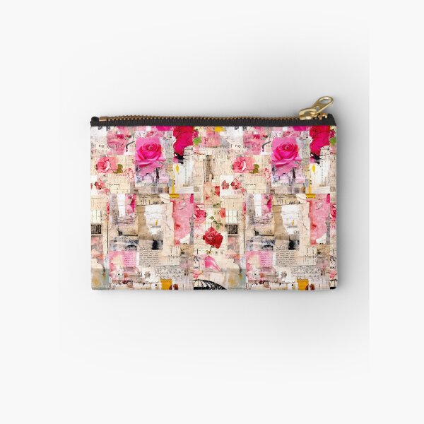 Aperçu de l'œuvre Vieilles affiches et collage de roses preppy créée et vendue par OLAIZA.
