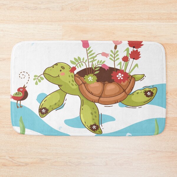 Item preview, Tortoise with flowers designed and sold by olafekry.