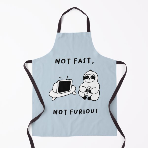 Item preview, Not Fast, Not Furious | Illustration of a Cute Sloth Watching TV designed and sold by RM-Journey.