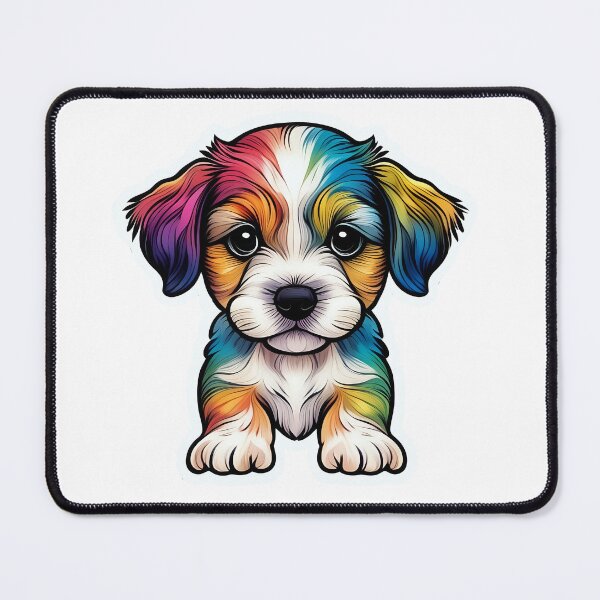 Item preview, Dog - Rainbow Puppy designed and sold by Pokemondundee.