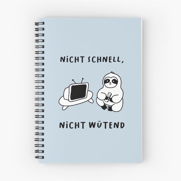 Item preview, Nicht schnell, nicht wütend | Illustration of a Cute Sloth Watching TV designed and sold by RM-Journey.