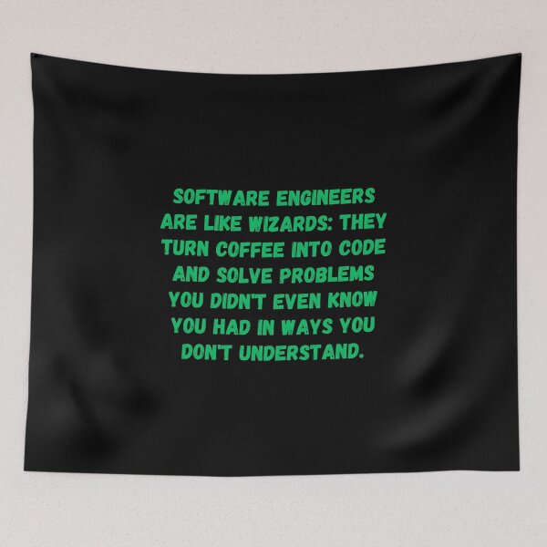 Item preview, software engineers are like wizards designed and sold by antonioma.