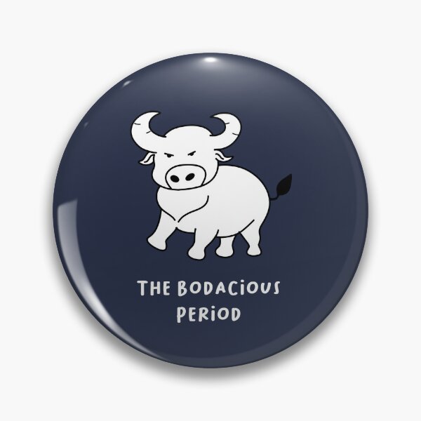 Item preview, The Bodacious Period | Cute Bull Illustration designed and sold by RM-Journey.