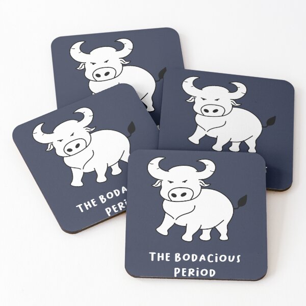Item preview, The Bodacious Period | Cute Bull Illustration designed and sold by RM-Journey.