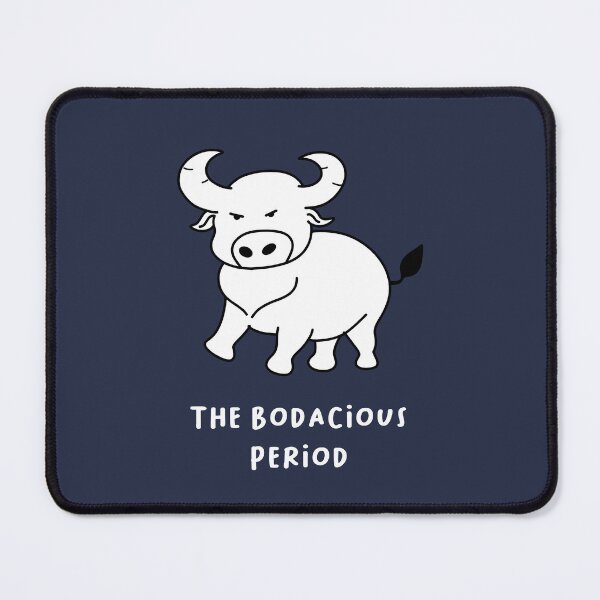 Item preview, The Bodacious Period | Cute Bull Illustration designed and sold by RM-Journey.