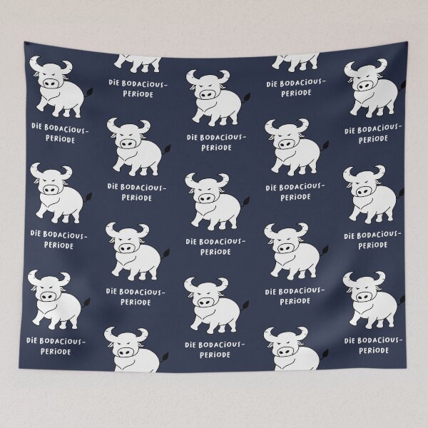 Item preview, Die bombastische Zeit | Cute Bull Illustration designed and sold by RM-Journey.